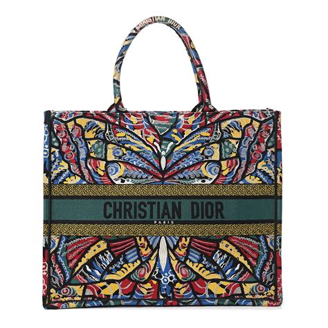 christian dior cloth tote bag